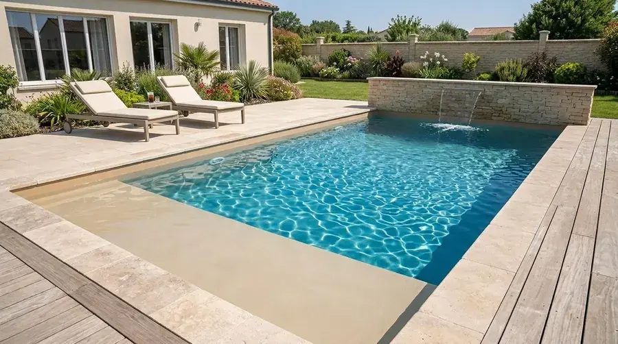 Plage de piscine